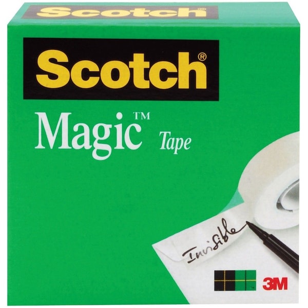 Scotch Magic Tape, 1" Core, 1"x1296", 12/PK, Transparent PK MMM810121296PK - main